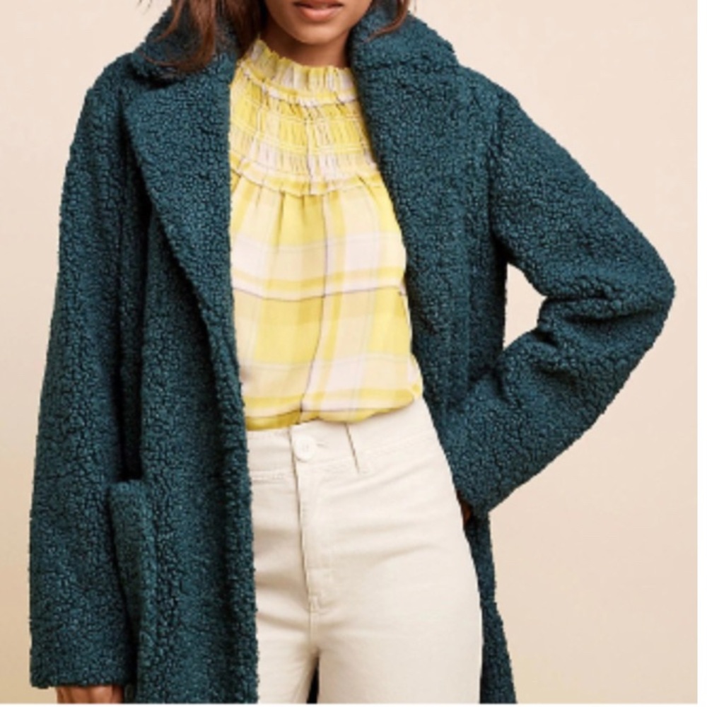 Teddy Patch Pocket Coat